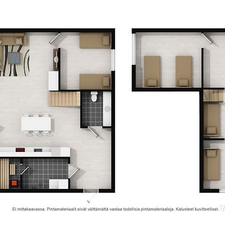 Апартаменты Keskuskuja 5 A2, Levin Alppikeskus Экстерьер фото